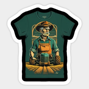 The strongest farmer in the world Sticker
